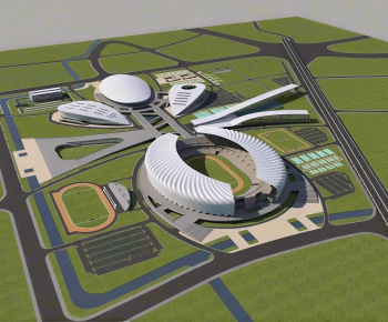 Modern Architectural Bird's-eye View Planning-ID:988276967