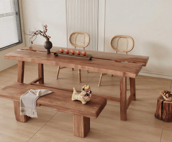Wabi-sabi Style Tea Tables And Chairs-ID:585091116