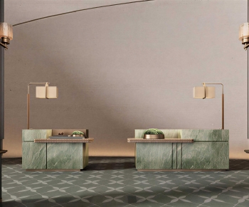 Modern Reception Desk-ID:855767971