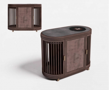 New Chinese Style Side Cabinet-ID:401592971