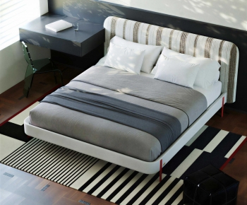 Modern Double Bed-ID:187196021