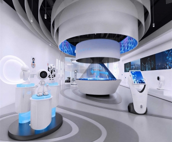 Modern Exhibition Hall-ID:867904901