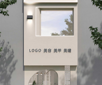 Modern Facade Element-ID:722269061