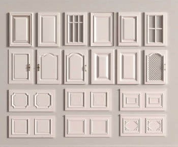 French Style Door Panel-ID:886178978