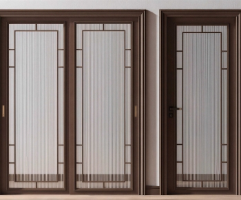 New Chinese Style Sliding Door-ID:109127046