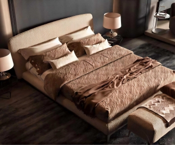 Modern Double Bed-ID:336206916