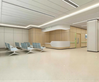 Modern Hospital Hall-ID:823906906