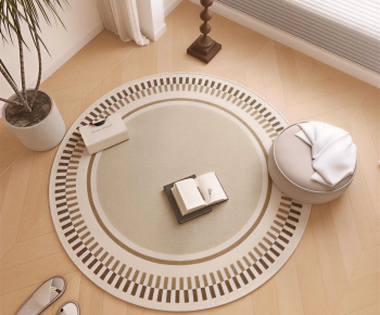 Modern Circular Carpet-ID:833945048