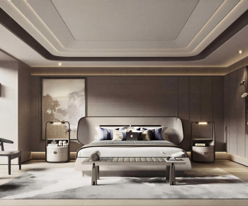New Chinese Style Bedroom-ID:222821959