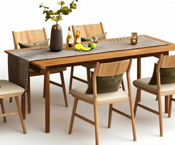 Nordic Style Dining Table And Chairs-ID:158810684