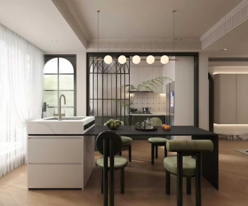 Modern Dining Room-ID:445605048