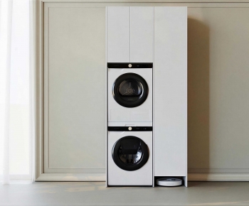 Modern Laundry Cabinet-ID:947429906