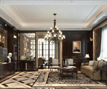 European Style A Living Room-ID:764950998