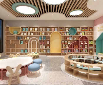 Nordic Style Children's Reading Room-ID:806479564