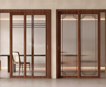 New Chinese Style Sliding Door-ID:554943087