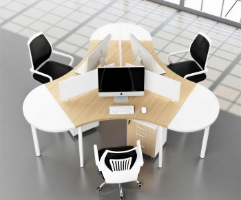 Modern Office Desk And Chair-ID:505319123