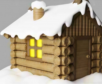 Modern Cartoon House-ID:690417057