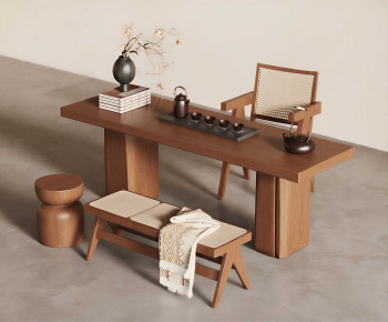 New Chinese Style Tea Tables And Chairs-ID:130137927