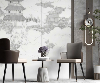 New Chinese Style Dining Chair-ID:102000299