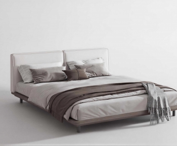 Modern Double Bed-ID:205802927