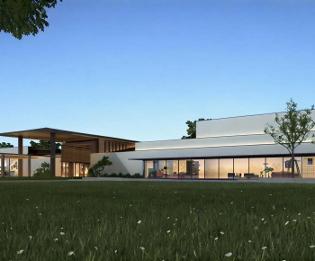 Modern Appearance Of Commercial Building-ID:392379054