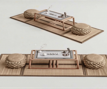 New Chinese Style Tea Tables And Chairs-ID:729002009
