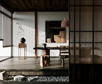 New Chinese Style Tea House-ID:739597085