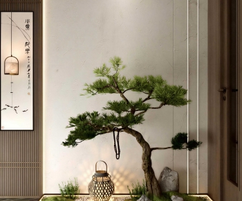 New Chinese Style Plant Landscaping-ID:103770029