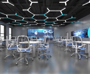 Modern Exhibition Hall-ID:905853992