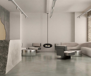 Modern Office Reception Desk-ID:895771038