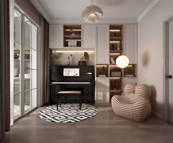 French Style Piano Room-ID:209920447