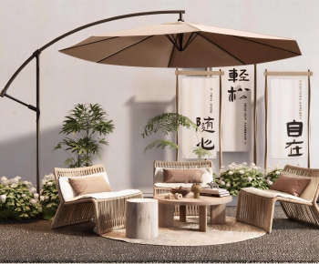 New Chinese Style Outdoor Tables And Chairs-ID:742064003