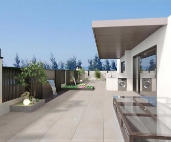 Modern Courtyard/landscape-ID:282826905