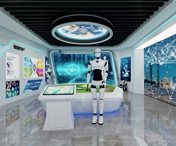 Modern Exhibition Hall-ID:879498968