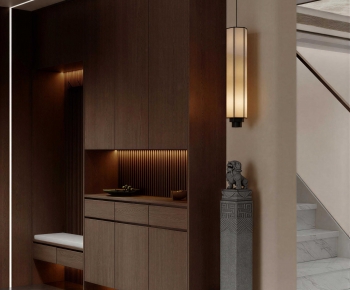 New Chinese Style Hallway-ID:596328973