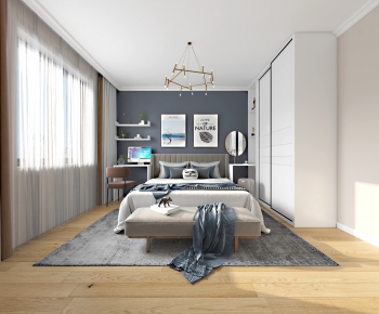 Nordic Style Bedroom-ID:769277103