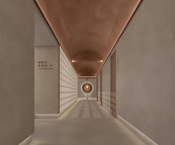 Wabi-sabi Style Corridor-ID:417459033