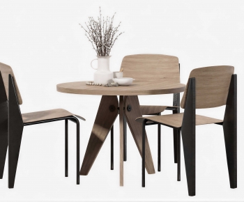 Modern Dining Table And Chairs-ID:445895913