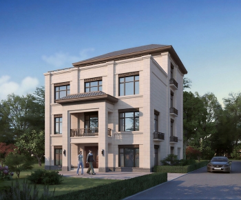 New Chinese Style Residential Building-ID:308470961