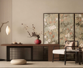New Chinese Style Lounge Chair-ID:641944891