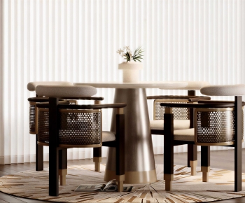 Modern Dining Table And Chairs-ID:639995105
