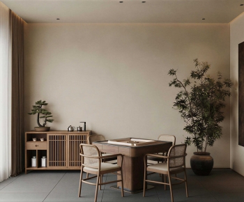 Wabi-sabi Style Chess And Card Room-ID:627341034