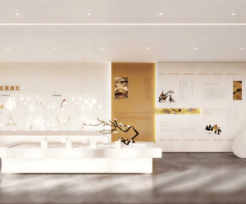 Modern Exhibition Hall-ID:393860352