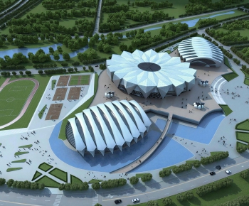 Modern Architectural Bird's-eye View Planning-ID:577510128