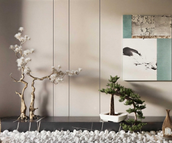 New Chinese Style Plant Landscaping-ID:556750389