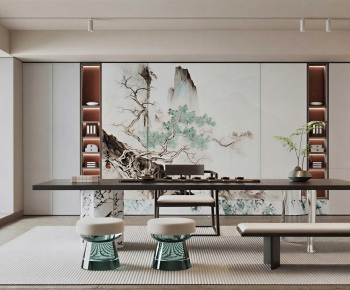 New Chinese Style Tea House-ID:432988883