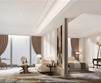 Simple European Style Guest Room-ID:859148037