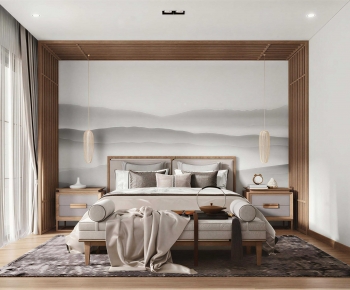 New Chinese Style Bedroom-ID:172105079