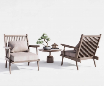 New Chinese Style Lounge Chair-ID:620207073