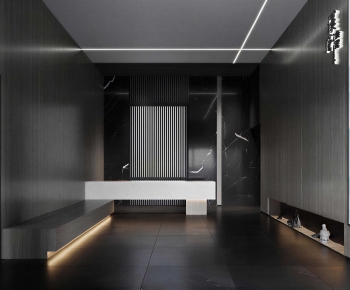 New Chinese Style Office Reception Desk-ID:888529063